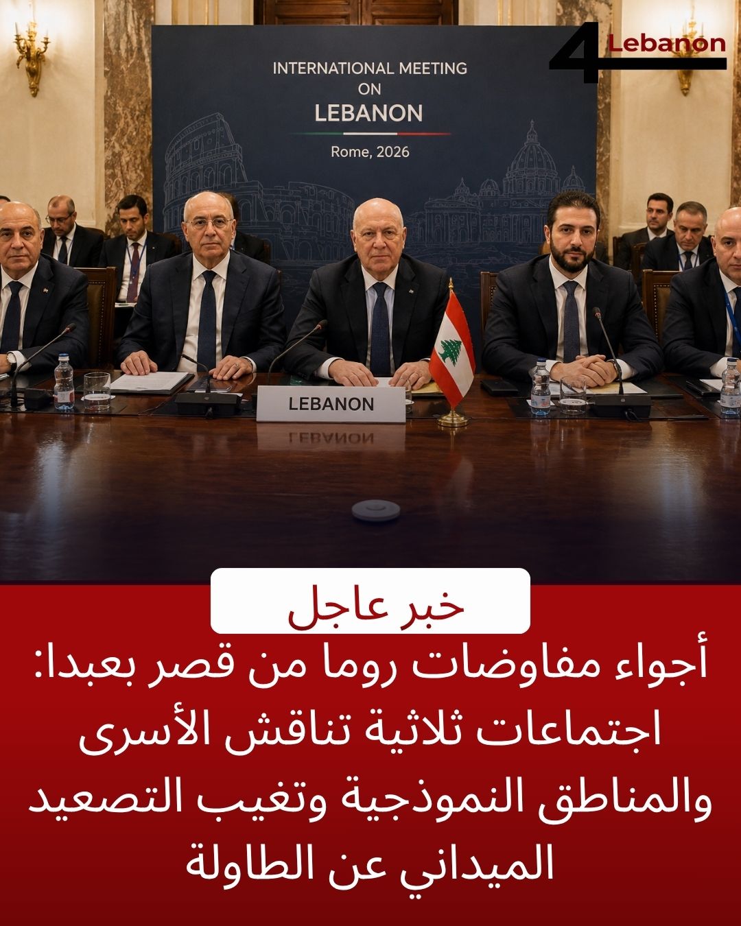 أجواء مفاوضات روما من قصر بعبدا: اجتماعات ثلاثية تناقش الأسرى والمناطق النموذجية وتغيب التصعيد الميداني عن الطاولة